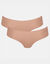 Naadloze ZERO-onderbroek van microvezel - set van 2 (huidkleur)