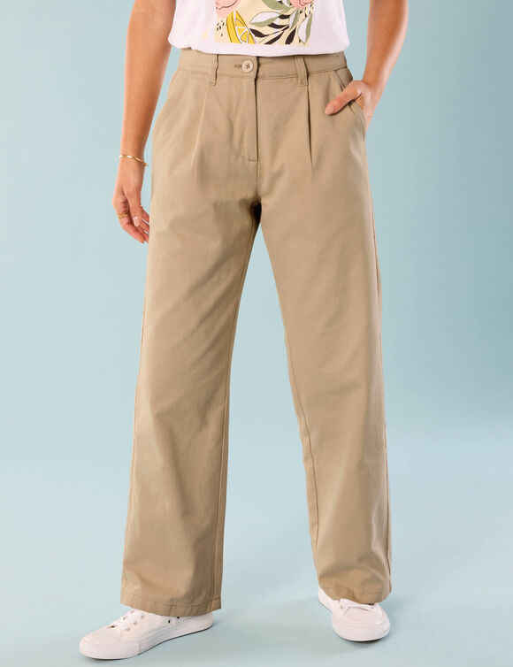 Pantalon Spécial Petites, coupe large (sable)