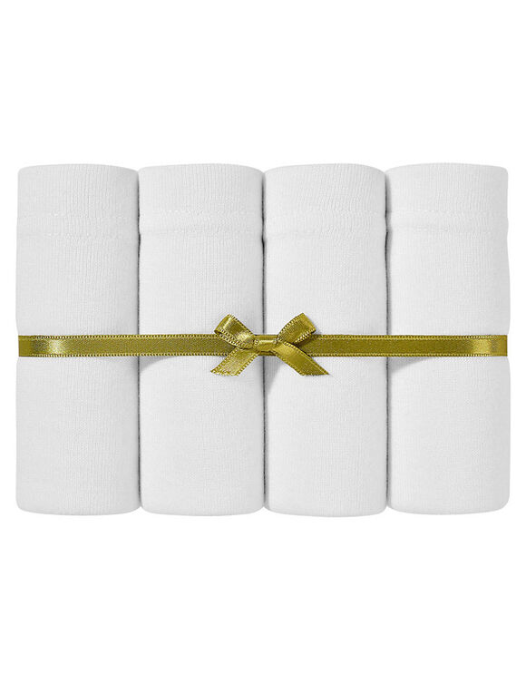 Culotte confort - lot de 4 (blanc)