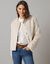 Veste en fausse fourrure (beige)