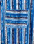 Tablier cuisine rayé forme bavette (bleu)