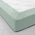 Drap-housse uni polyester - coton bonnet 32 cm (vert amande)
