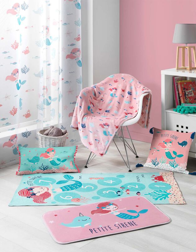 Tapis enfant imprimé sirène (imprimé)