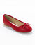 Ballerines plates (rouge foncé)