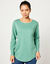 T-shirt manches longues (vert jade)