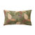 Housse de coussin rectangulaire imprim&eacute; feuilles - lot de 2 (vert)
