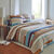 Bedlinnen Liam met geometrische print - in katoen (beige)