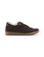 Sneakers met rits in veters, gevoerd, met brede breedte van de pasvorm (bruin)