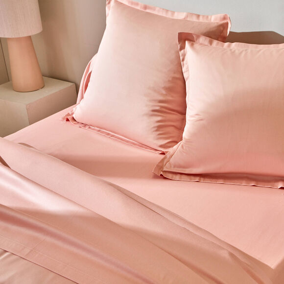 Linge de lit satin uni (rose blush)