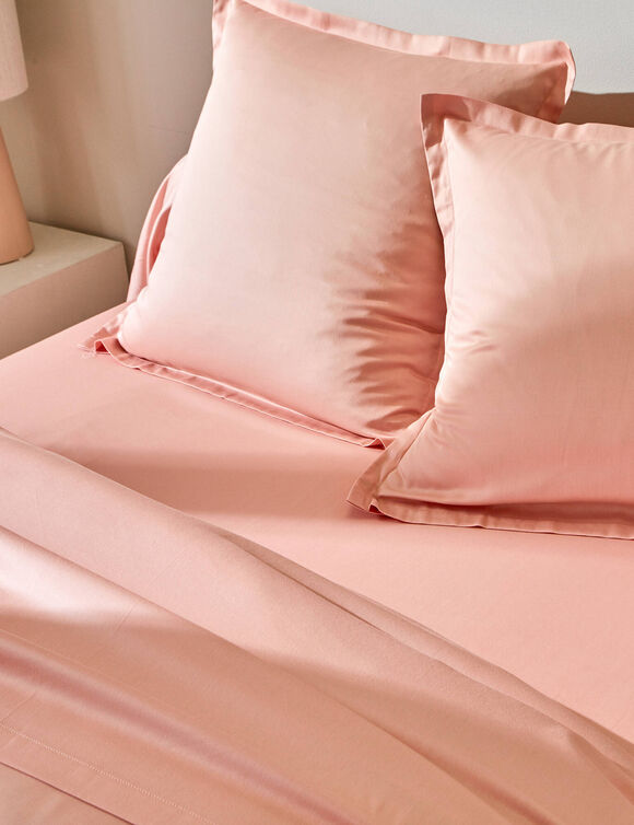 Linge de lit satin uni (rose blush)