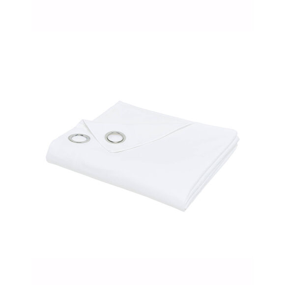 Rideau oeillets uni (blanc)