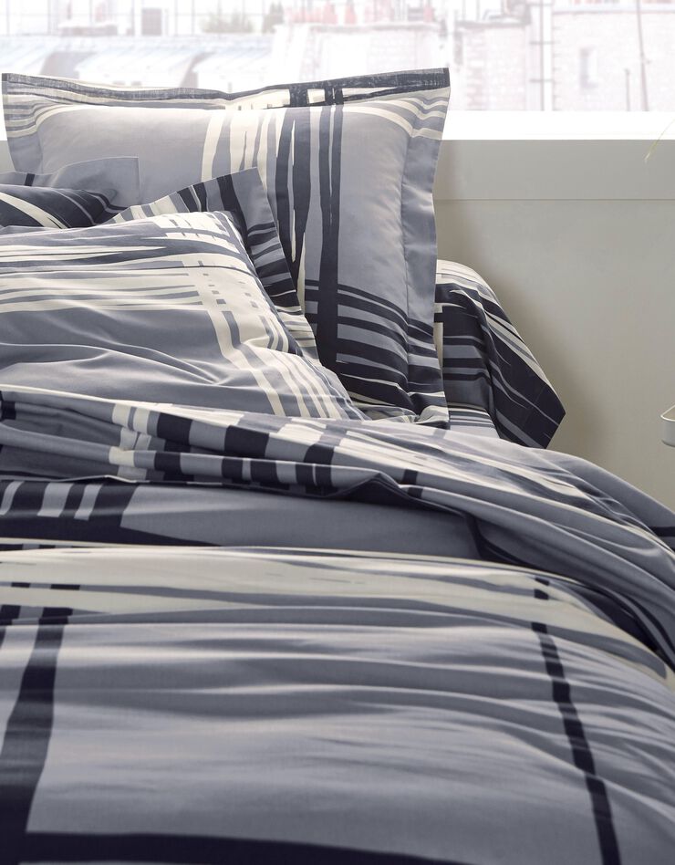 Linge de lit Augustin coton (gris)