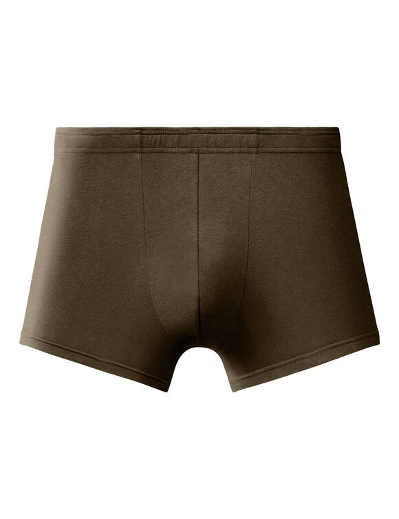 Boxer uni ceinture &eacute;lastiqu&eacute;e recouverte - lot de 5 (kaki + violet + bleu)