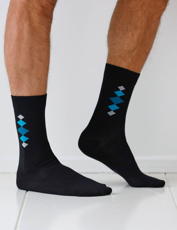 Mi-chaussettes fantaisie - lot de 5 paires (vif)