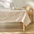 Nappe toile cirée imprimé courbes (écru)
