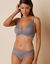Soutien-gorge forme triangle bonnets moul&eacute;s Paia- sans armatures (gris)