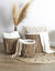 Panier cache-pots gigogne - lot de 3 (paille)