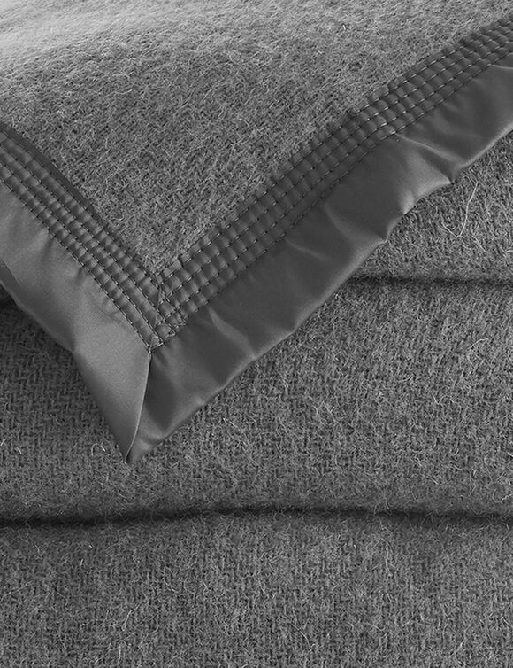Couverture laine 1er prix 350 g/m² (gris anthracite)