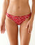 Katoenen slip met "panter" print - Set van 4 (rood)