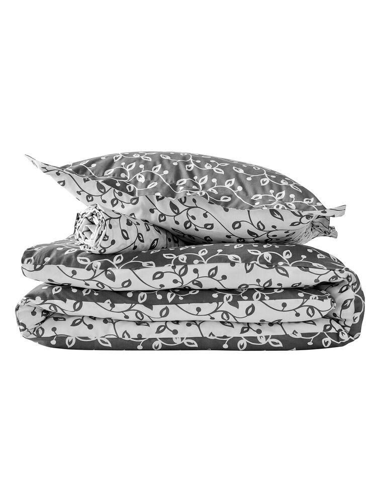 Linge de lit Héritage flanelle à motifs volutes, gris Linge de lit Héritage flanelle à motifs volutes, gris, hi-res image number 0