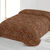 Couvre-lit matelassé imprimé Zebra (chocolat)