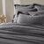 Linge de lit uni flanelle (anthracite)
