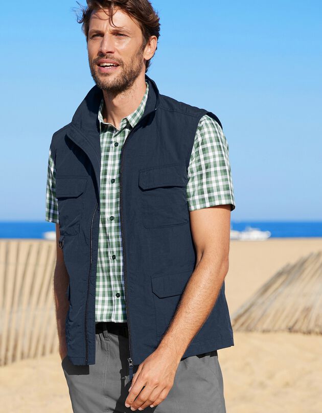 Gilet multipoches sans manches (marine)