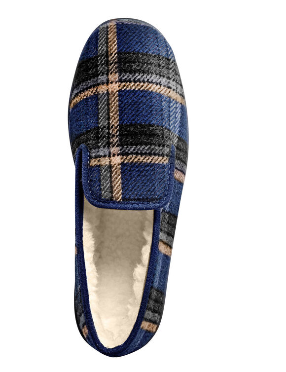 Charentaises homme confort - jusqu'au 47 (marine)