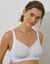 Soutien-gorge coton stretch avec bonnets moulés - sans armatures (blanc)