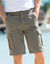 Cargobermuda in ultrastretch keperstof (kaki)