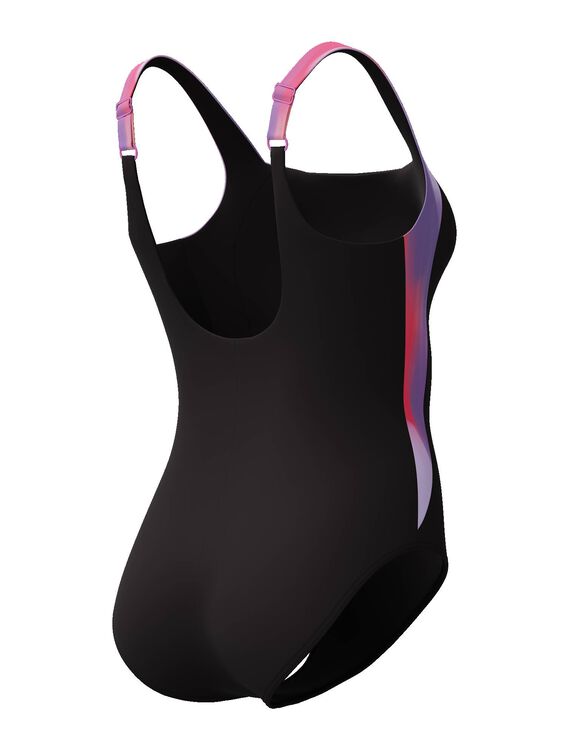Maillot de bain 1 pièce LunaLustre (noir / violet)
