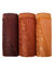 Maxislip met kant - set van 3 (chocolade)
