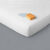 Matrasbeschermer in ondoorlatend pvc (wit)