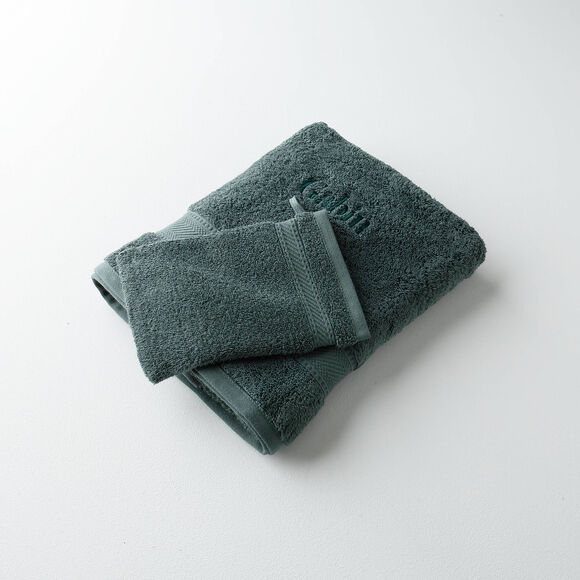 Collection serviettes de bain personnalis&eacute;es - confort moelleux 540 g/m&sup2; (kaki)