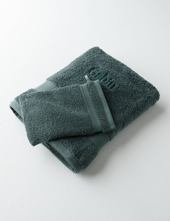 Collection serviettes de bain personnalis&eacute;es - confort moelleux 540 g/m&sup2; (kaki)