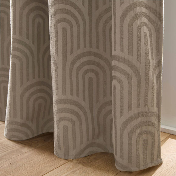 Isolerend gordijn met jacquard-motief van bogen (mastiek)