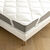 Surmatelas 1er prix antibactérien 400 g/m² (blanc)