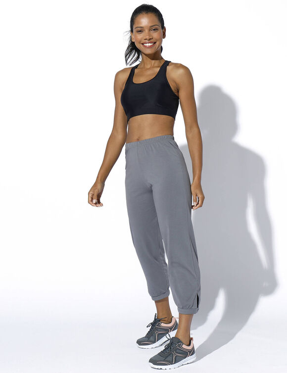 Legging 7/8ème coton biologique(**) (gris)