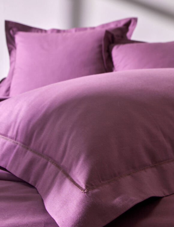 Linge de lit uni - coton 57 fils/cm&sup2; (figue)