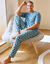 T-shirt pyjama manches courtes bleu (bleu) T-shirt pyjama manches courtes bleu (bleu)