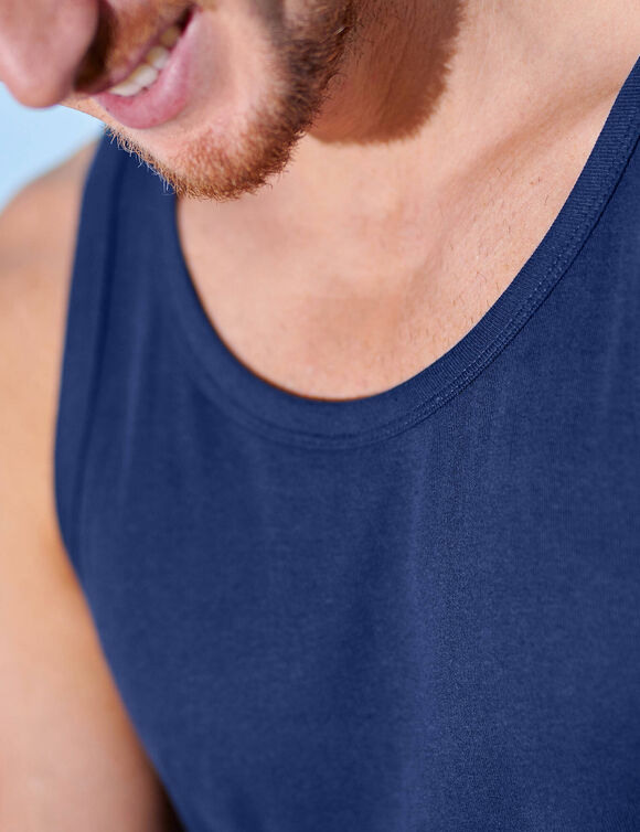 Singlet - herenondergoed, set van 3 (marine)