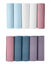 Boxer en coton extensible uni &ndash; Lot de 10  (bleu / rose)