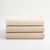 Geassorteerde beige katoenen droogdoeken - set van 3 (beige)