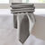 Serviette de table unie - lot de 6 (gris)
