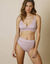Tailleslip in microvezel en plumetistule met tweede huid-effect Paia - set van 2 (grijsroze)