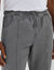 Lichte denim broek met elastische tailleband (grijs)