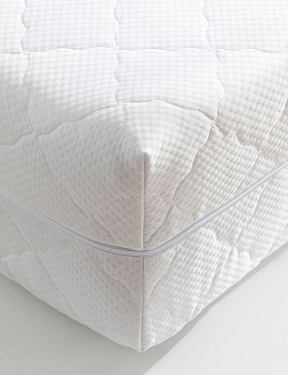 Integrale, gematelasseerde matrashoes met hotelkwaliteit - 20 cm (wit)