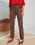 Rechte broek, dierenhuidprint (taupe / chocolade) Rechte broek, dierenhuidprint (taupe / chocolade)
