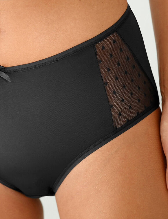 Maxislip in microvezel - Set van 2 (zwart)
