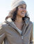 Parka imperm&eacute;able fourr&eacute;e, mi-longue (taupe)